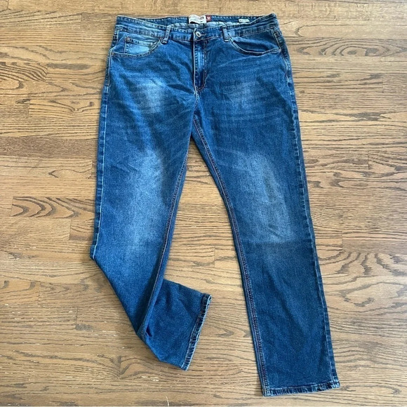 Hudson & Barrow Other - Hudson & Barrow NYC Slim Stretch Jeans Midnight Blue Mens 38 X 32